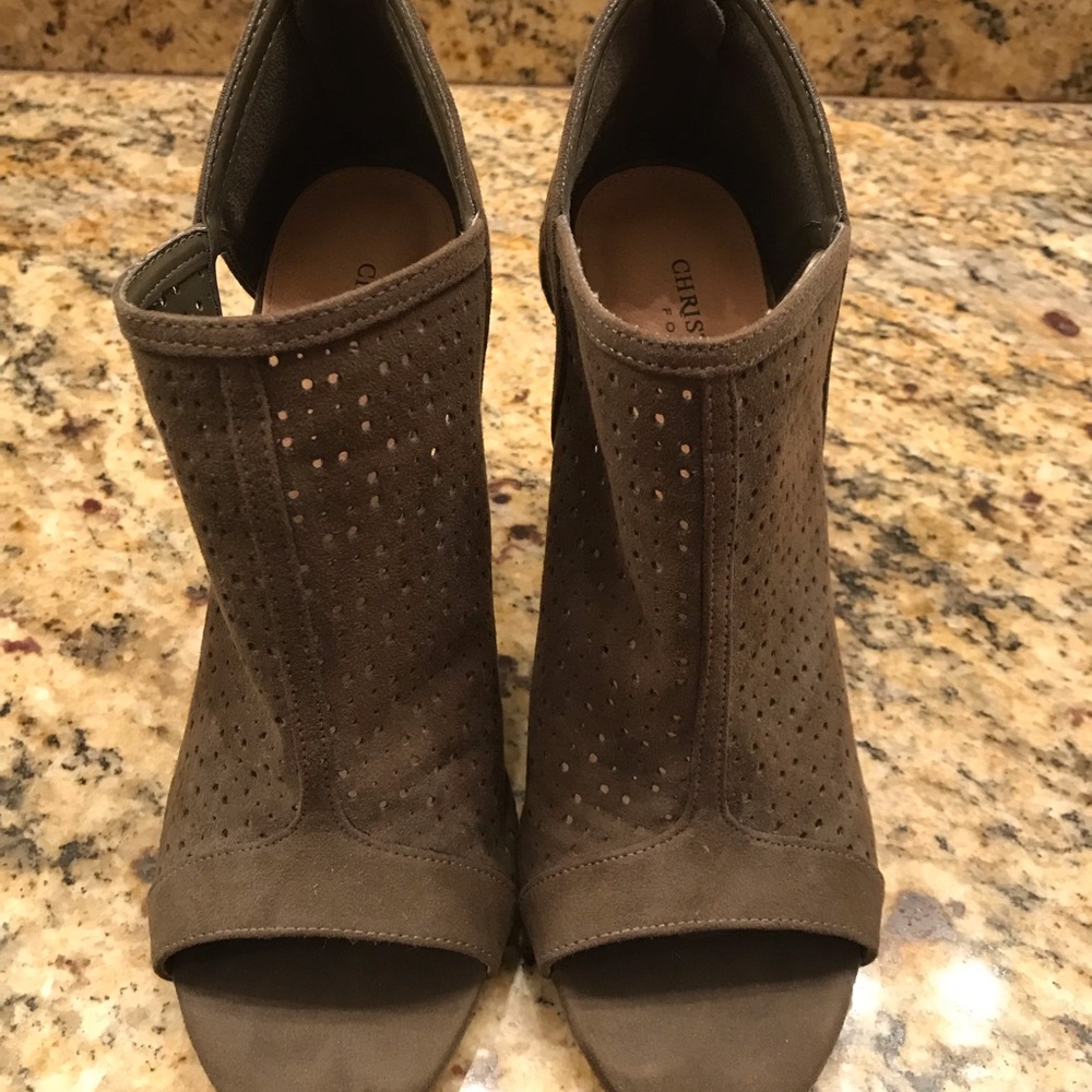 Open Toe Booties - Picture 2 of 2